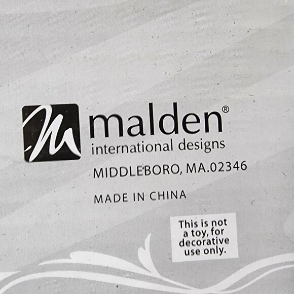 NWT Malden Christening Silver Metal 4x6 Frame - Picture 8 of 8